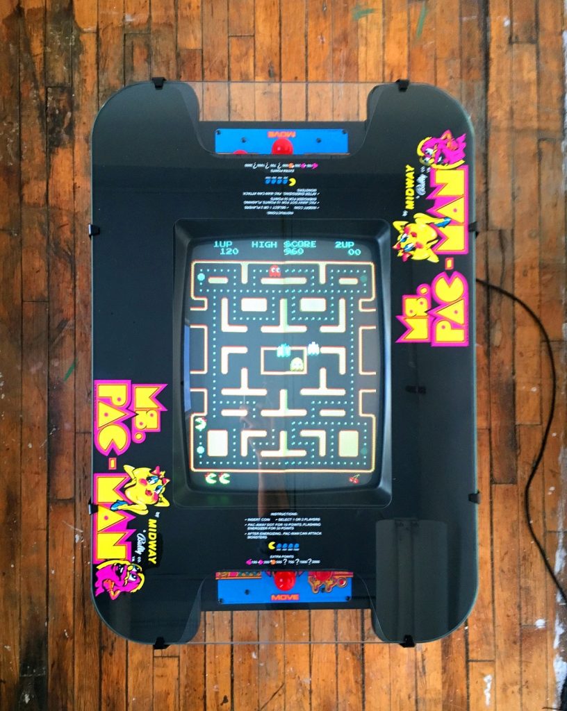 Arcade Specialties Ms. PacMan Cocktail Table Video Arcade Game for